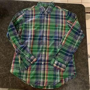 3/ $25 Ralph Lauren Button Down  Sz L Plaid